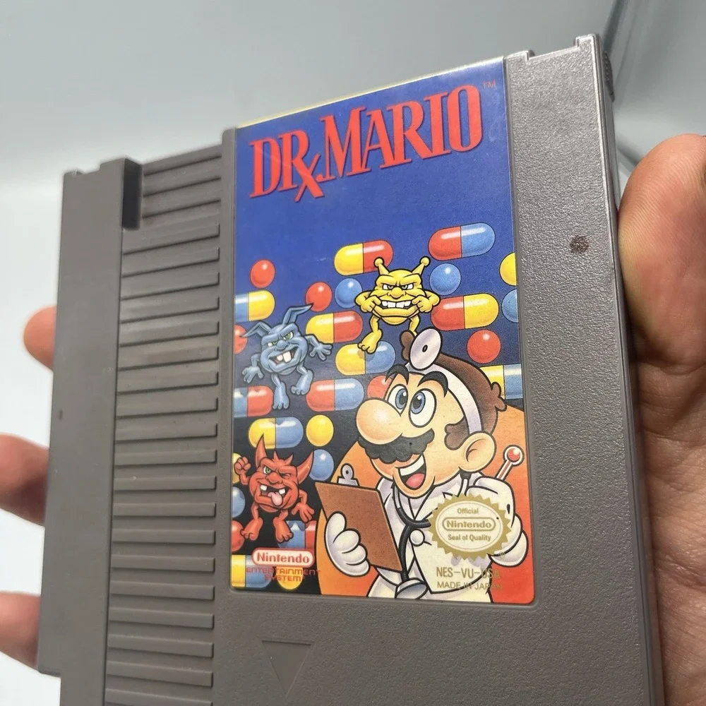 Dr. Mario (Nintendo Entertainment System, 1990) NES Authentic Game Tested